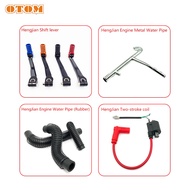 OTOM Motorcycle Gearshift Lever Engine Hose Water Pipe Two-stroke 250 Ignition Coil For HENGJIAN HJ2