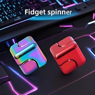 Metal Square Fidget Spinner Antistress EDC Fingertip Toys Stress Relief Hand Magnetic Spinning Top A