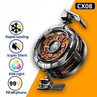 CX08 Pro Mobile Phone Cooler Magnetic Cooling Fan Case Radiator For PUBG Gaming Back Clip Cool Heat 