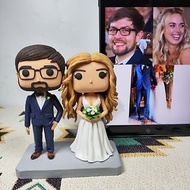 客製化3D人像公仔 訂製手工Funko Pop情侶父母夫妻結婚週年禮物