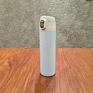 【Hola】樂行彈蓋式保溫水壺 450 ml - 淡藍色 (全新)