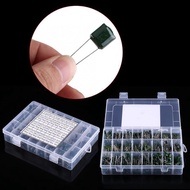 24 Types 660 Pcs 100V (0.22 nF-470nF) Polyester Capacitor Classification Box 660pcs 1set