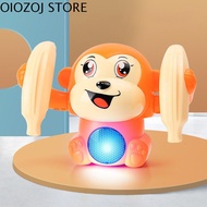 OIOZOJ ตลกๆ ของขวัญสำหรับทารก ของเล่นไฟฟ้าสำหรับการคลาน ของเล่นเพื่อการศึกษาก่อนวัย กลิ้งควบคุมด้วยเ