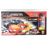 Mcqueen Cars Toys Parking Lot Let's Play Together (My Friends) Lightning McQueen Car