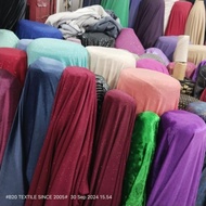 PRICE/0.5 - GLITTER JERSEY MATERIAL METALLIC JERSEY MATERIAL/ METALLIC JERSEY FABRIC KOREAN ITY JERS