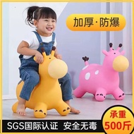 Children Riding Horses Vaulting Horses Children Elastic Toys Extra Large Baby Mount Rubber Explosion