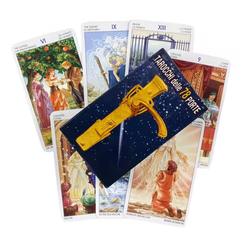 Tarot Of The 78 Doors Divination Deck English Versions Edition Oracle Board Playing Table Games For 
