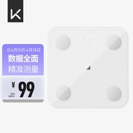 Keep 体脂秤SE蓝牙数据智能家用电子体重秤体脂称训练健身 月光白