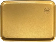 Traditional Acoustic PLATRAY Tray, Non-Slip, 16.9 inches (43 cm), Gold, Made in Japan
