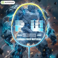 ALP Power 2pcs 3U G4 Original Design Full Carbon Fiber 22-26Lbs Strung Badminton Racket With Free St