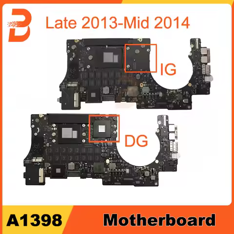 Original A1398 Motherboard 820-3787-A 820-3662-A For MacBook Pro 15" A1398 Logic Board 2.2/2.3/2.6GH