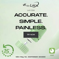 LinX CGM 15 Days Real Time Continuous Glucose Monitor Glucometer Diabetes Blood Sugar Test No Prick