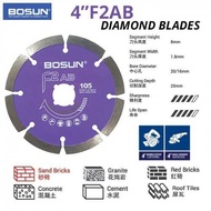 Bosun F2AB Diamond Wheel Abrasive 4  105MM DIA x 1.8MM T x 20MM AS