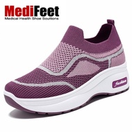 Medifeet women's new breathable flying shoes