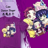 Baju Demon Slayer Shirt T Anime Tshirt Kids Uniqlo Budak Girl Shirts Perempuan 恶魔杀手衣服 Tidur Women Cl