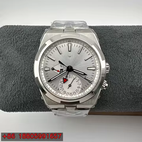 Luxury Style 41mm Automatic Self-Wind Men's Watch 904L Stainless Steel Bracelet Date Dual Time Round