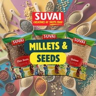 Quinoa, Chia Seeds, Flax Seeds, Barnyard Millet, Foxtail Millet & Kodo Millet