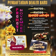 PENDAFTARAN DEALER EMAS ORODESIGN MAA (GOLDBAR, BARANG KEMAS)