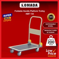 TTF Rack™ (KMT Series) KOMADA 200KG Foldable Handle Platform Trolley Heavy Duty/ Trolley Barang Trol