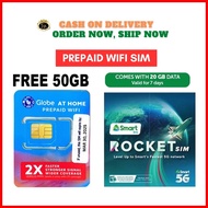 ✓ ◩ ❂ Globe at Home Prepaid Wifi Sim FREE 10GB DATA and Rocket Sim 20GB