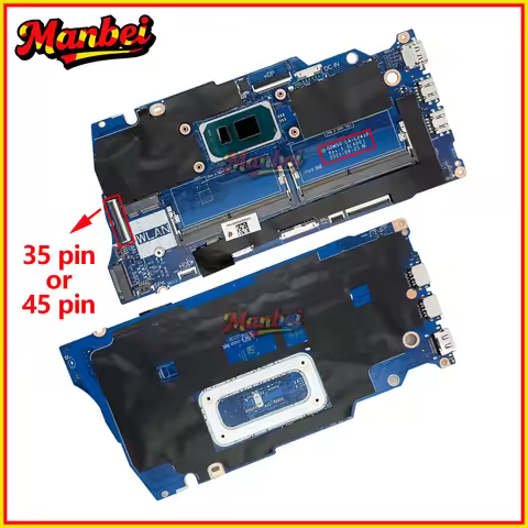 Laptop Mainboard For Dell Inspiron 15 3511 Vostro 15 3510 GDM50 LA-L241P Motherboard DDR4 11th Gen C