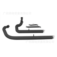 Suitable for Yamaha King 400/535 XV400/XV535 Modified Harley Retro Exhaust Pipe with Silencer