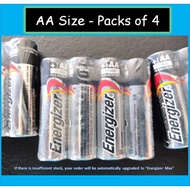 (SG Stock) Energizer AA Battery / Energizer AAA Battery