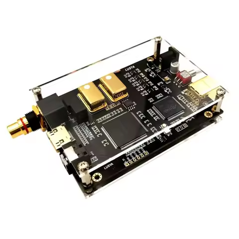 DLHiFi Amanero Italian USB Interface Card Cpld DSD512 384k Dop128 AS318B 0.1ppm Coaxial Output I2S S