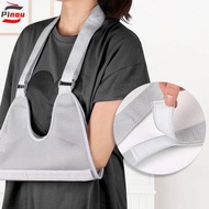 PINOU Shoulder Arm Sling, Adjustable Breathable Shoulder Immobiliser, Lightweight with shoulder pads