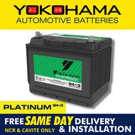 Yokohama Platinum Maintenance Free Car Battery (27 Months Warranty) NCR & Cavite Only