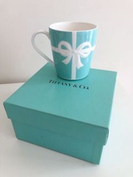 照價8折✅ Vintage Tiffany & Co. 日本製 瓷杯 蝴蝶結🎀 x(Tiffany藍) 老貨收藏品 連原裝紙盒 ［未曾使用過］