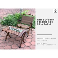 North American Glamping NatureHike NH21JJ001 Black Walnut Wooden Table