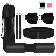 Buckle Elastic Band Gym Mesh Bag Squat Pad Portable Dumbbell Foot Protection Push-up Safety Hip Barb
