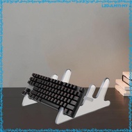 [LzdjlmybeMY] Acrylic Keyboard Display Stand 3 Tier Shelf Clear Saving Space Keyboard Storage Rack Keyboard Tray for Study Room Accessory