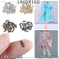 LAYOR1GG 20pcs Mini Horn Button Newest Coat Accessories Handmade DIY Making Buckles