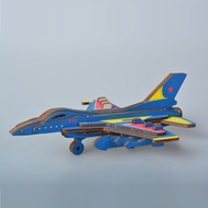 3D Puzzle Toy F16 Laser Fighter Plane Model