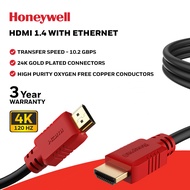 Honeywell High-Speed HDMI v1.4 Cable with Ethernet 10.2 GBPS Transmission Speed supports 3D/4Kx2K Ultra HD Resolution for all HDMI devices laptop Desktop TV set-top box gaming console