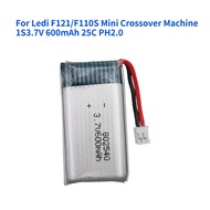 For Ledi F121 F110S Mini Crossover Machine 1S3.7V 600mAh 25C PH2.0 Lithium Battery