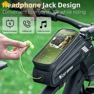 MXMUSTY Bicycle Mobile Phone Bag Touch Screen MTB Road Bike Frame Front Top Tube Pouch Bike Phone Bag Handlebar Pouch Cycling Bag Bicycle Bags