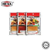 HEXA HALAL Salted Egg Flavor Seasoning 40gm x 2pkt Paprika Powder30gm