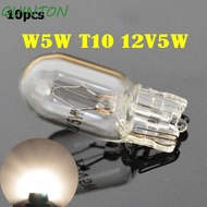 QUINTON Halogen Bulbs 10pcs/set T10 W5W 194 168 5W Signal Light