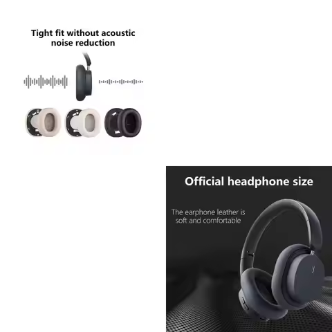 Protein Leather Earpads for WH950NB LS880NB Headphones Soft Cushion Covers Optional Color