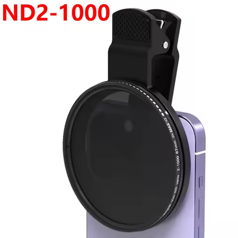 Phone holder Clip ND2-ND1000 Variable ND Filter For Camera Photo Lens for iPhone Samsung Andriod