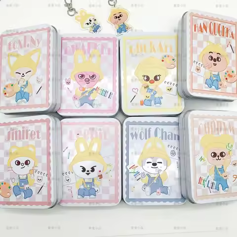 SKZOO Flash Original Small Card Storage Box 11.5 * 8.5 * 2.2cm Spring Tour Series