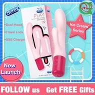 ❤❤ Helices Bridge New Durex No.22 G Spot Dildo Dual-Head Rabbit Vibrator for Female Anal Vibrator Sex Toys for Women