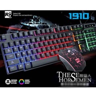 R8 1910 Led Keyboard and Mouse Combo - R8 1910 7-COLOR LED GAMING KEYBOARD AND MOUSE COMBO -