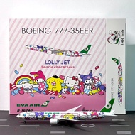 [Ready Stock] Phoenix 1: 400 Airplane Model EVA Air Boeing 777-300ER B-16740 PH04638 Only Unboxed Se
