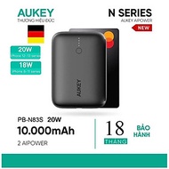Pin Sạc Dự Phòng AUKEY Basix Mini PB-N83S 10000mAh - Sạc Nhanh Power Delivery 20W và Quick Charge 3.
