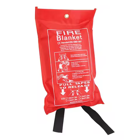 Fire BlanketFire Blanket Fiberglass Fire Emergency Blanket Flame Retardant Blanket Emergency Surviva