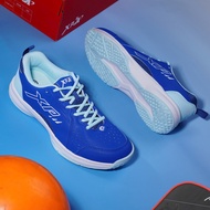 Giày Cầu Lông Giày Bóng Chuyền XP CL10 JMAX Nam Nữ Chính Hãng Màu Trắng Xanh - Đế Eva Giảm Chấn Nhẹ 